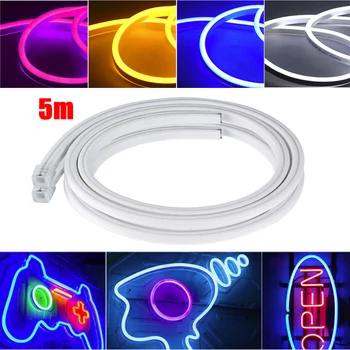 

120led Strip Light 12V LED String Lamp Flex Tube Party Club Lawn Van Car Waterproof Flexible