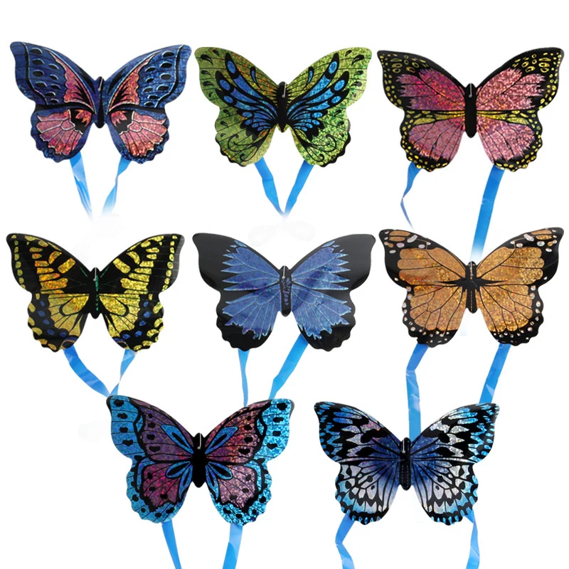 

Portable Children Outdoor Parent-child Interactive Toy Cartoon Airplane Butterfly Insect Mini kites for kids outdoor toys