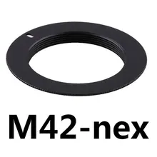Супер тонкие линзы адаптер для M42 NEX Объектив крепление кольцо для sony E-Mount Body camera