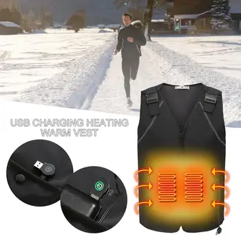 

Winter USB Powered Vest Lightweight Heated Vest Electric Vest With Temperature Control