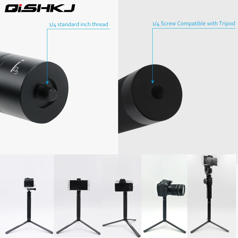 Удлинительная палка для DJI OSMO Mobile 2 Moza MINI S Zhiyun Smooth 4 Q ручной смартфон Gimbal аксессуары