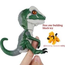 dinosaurio interactivo dedo