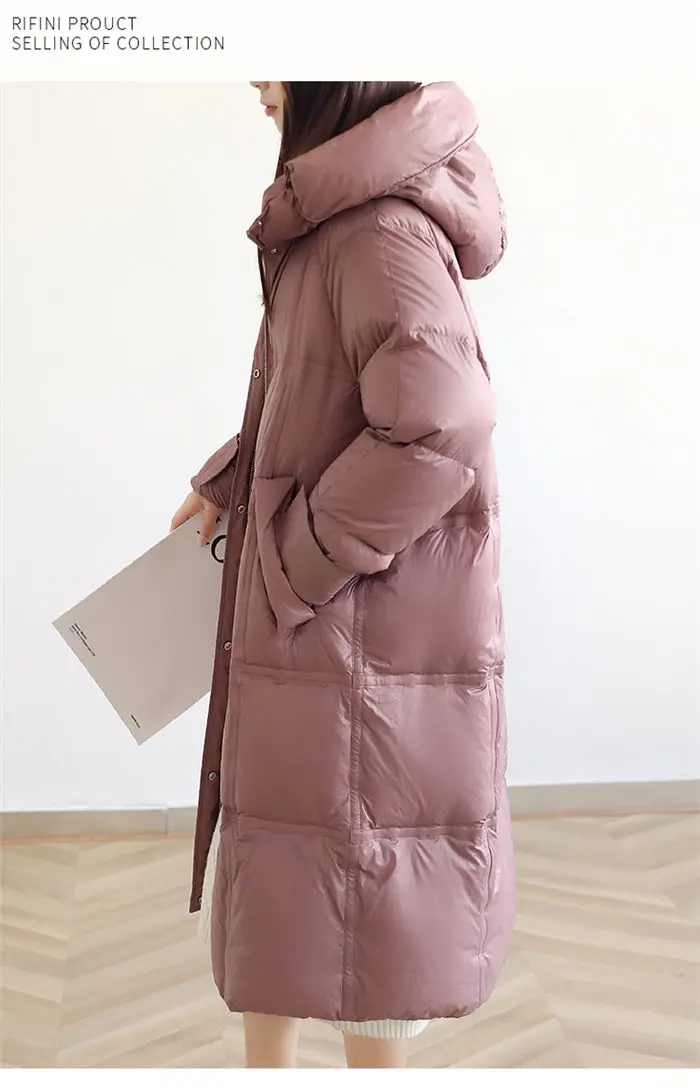 Большие размеры 4XL классические зимние куртки для женщин длинное пуховое пальто с хлопковой подкладкой модная новая теплая черная парка с капюшоном пальто f2393