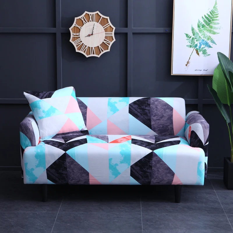 Sofa Cover Set Elastic Couch Cover Sofa Covers for Living Room Pets cubre sofa L shape Chair Cover Pillow Case 1/2/3/4 Seater