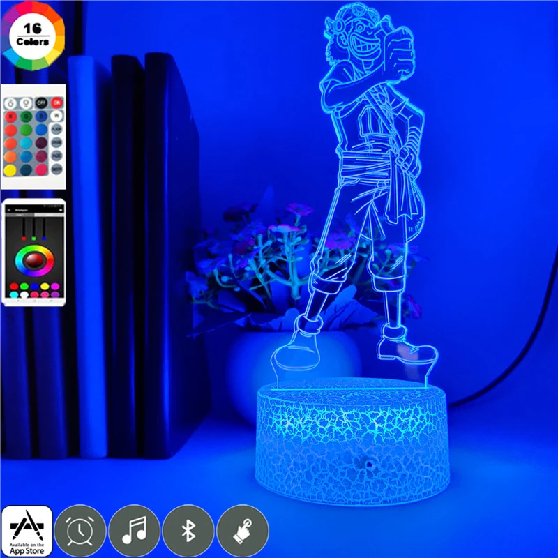 3d Light Lamp For Kids Anime Figure One Piece Usopp Led Night Light For Children Touch Senor Decorative Led Desk Light Gifts Led Night Lights Aliexpress