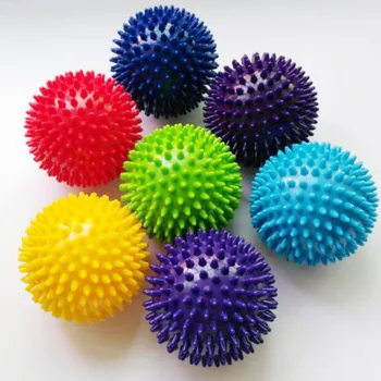 

2pcs Hand Muscle Massage Ball Set Spiky PVC Roller Balls for Fitness Pain Relief NShopping