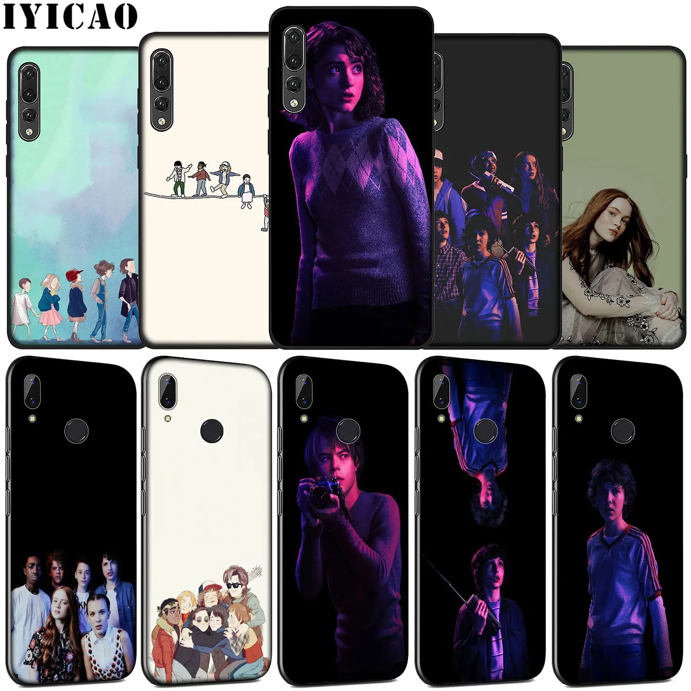 Мягкий силиконовый чехол IYICAO сезона очень странные дела для Huawei P30 P20 Pro P10 P9 Lite Mini