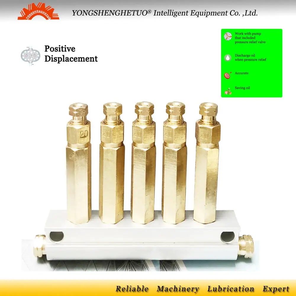 для систем смазки питатели импульсные смазочные на планке 5 каналов|valve piston|valve