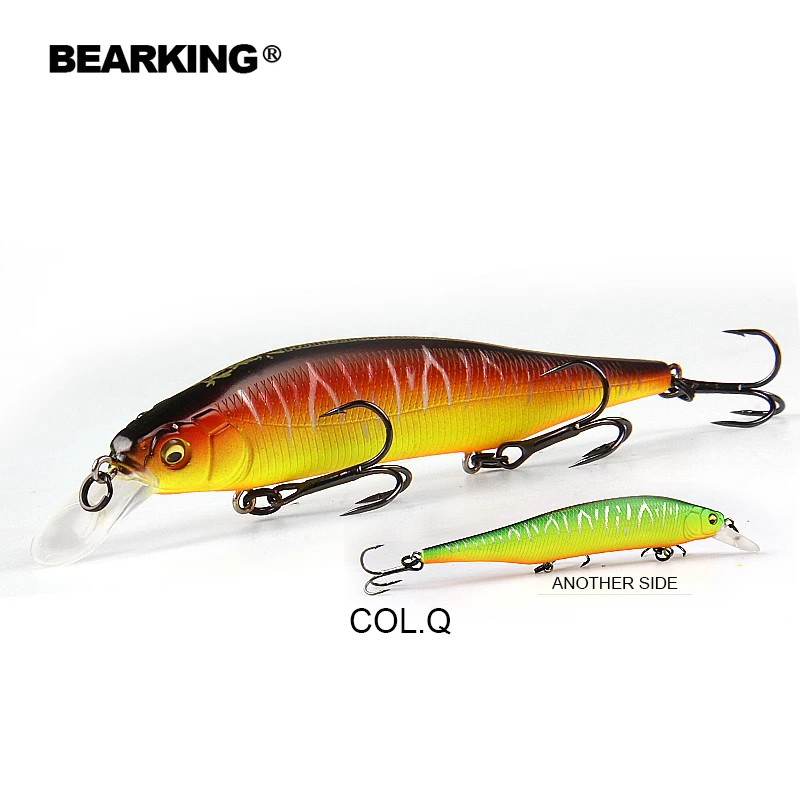 BEARKING 11,5 см 15 г Горячие рыболовные приманки, разные цвета, гольян Кривошип Вольфрамовая система веса воблер модель Кривошип приманка - Цвет: Q