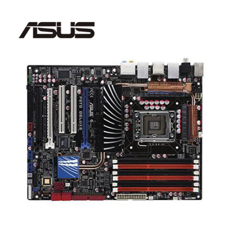 Для ASUS P6TD Deluxe б/у оригинальная материнская плата LGA 1366 DDR3 X58 X58M настольная |
