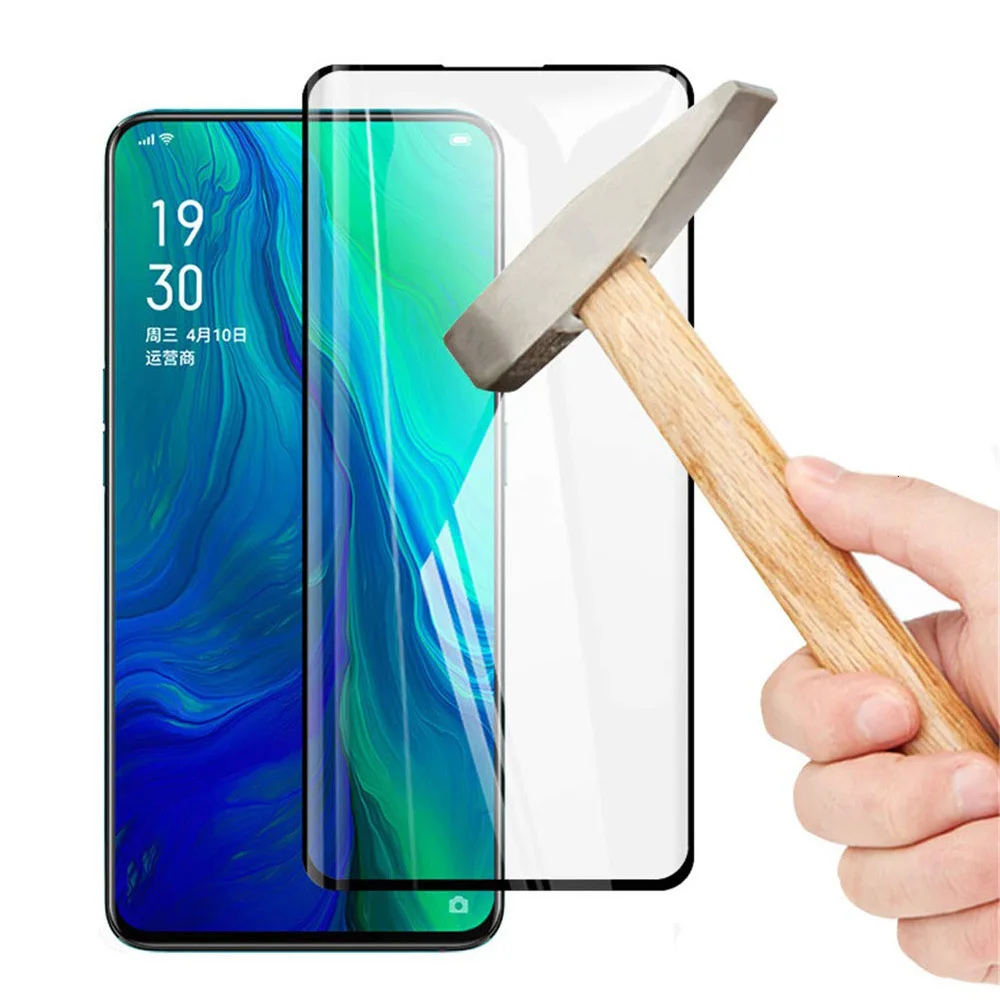 Закаленное стекло 9D с полным покрытием для OPPO Reno 2 2Z 2F Z Neo 10X зеркальная Защита