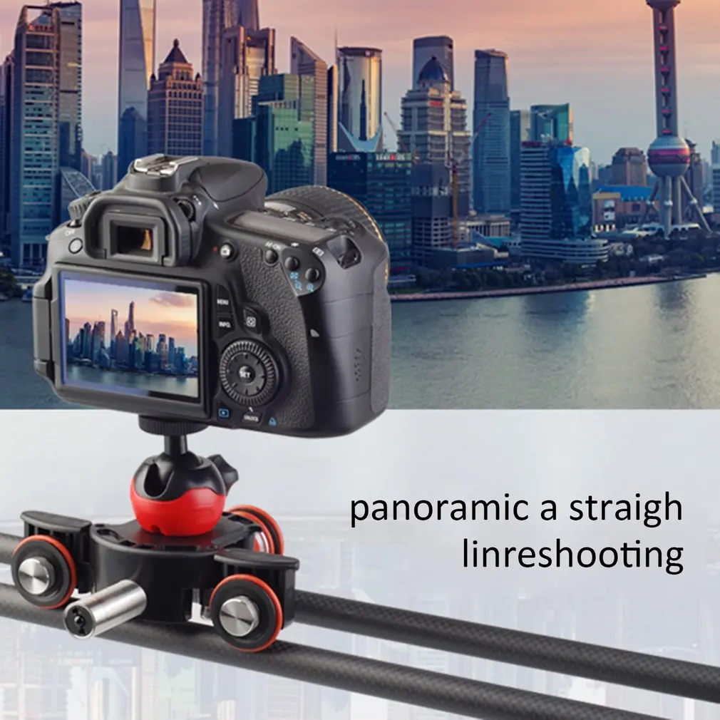 Camera Video Track Motorized Electric Slider Motor Truck For Nikon Canon Dslr Camera Dv Movie Vlogging Gear