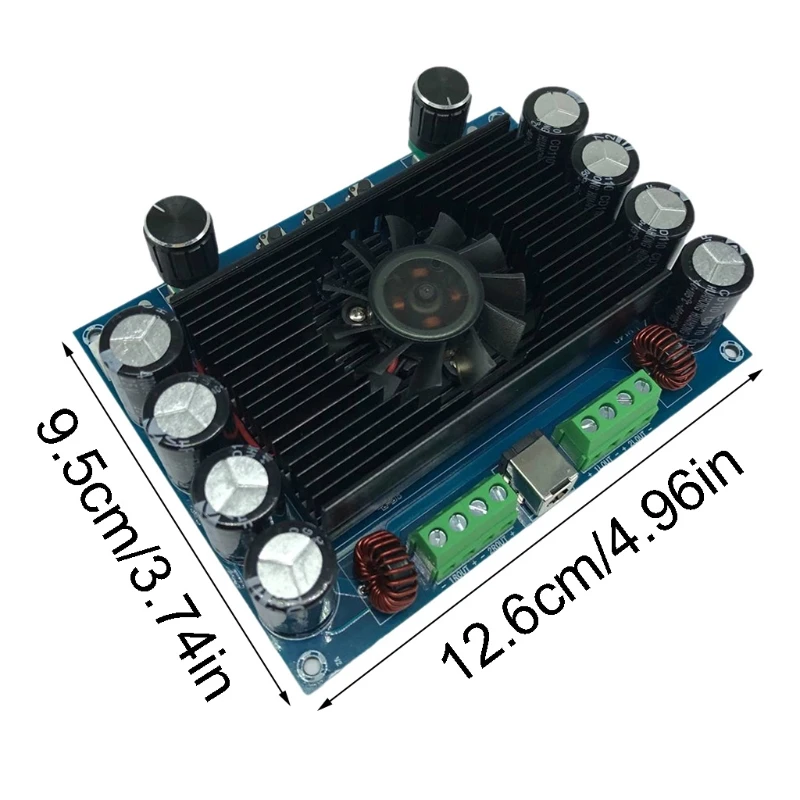 Плата усилителя мощности CPDD TDA7850 4x50 Вт совместимая с Bluetooth четырехканальный