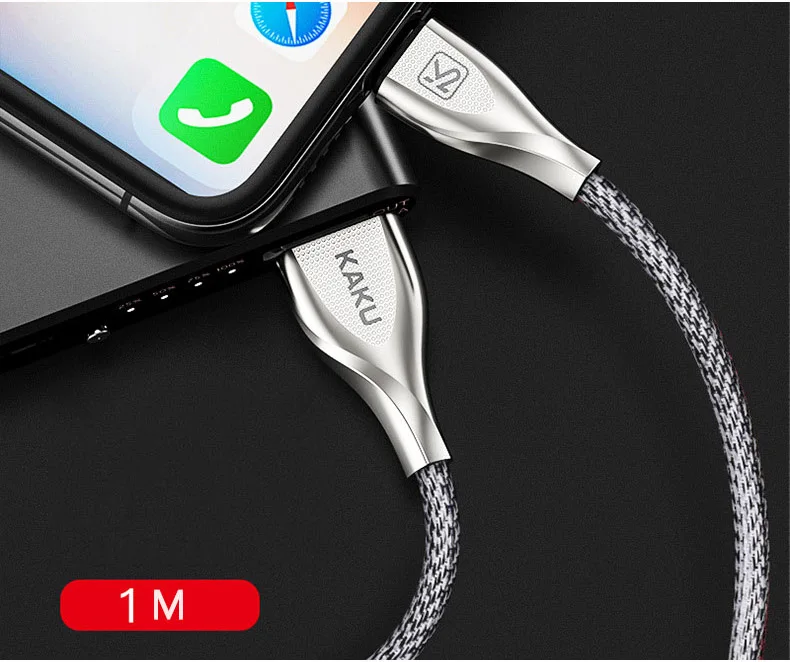 Металлическая зарядная линия 2,8 A для iphone Data Xs max Xr X 8 7 6 5 S Plus Цветные кабели быстрой зарядки мобильный провод для зарядного устройства - Цвет: Color 2