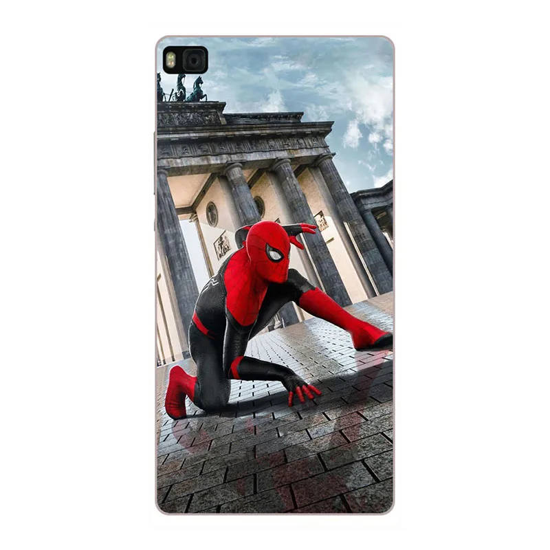 Модный мягкий силиконовый чехол ТПУ для huawei P 8 GRA L09 p8 lite, чехол с принтом, задняя крышка, чехол с рисунком розы, Fundas Para