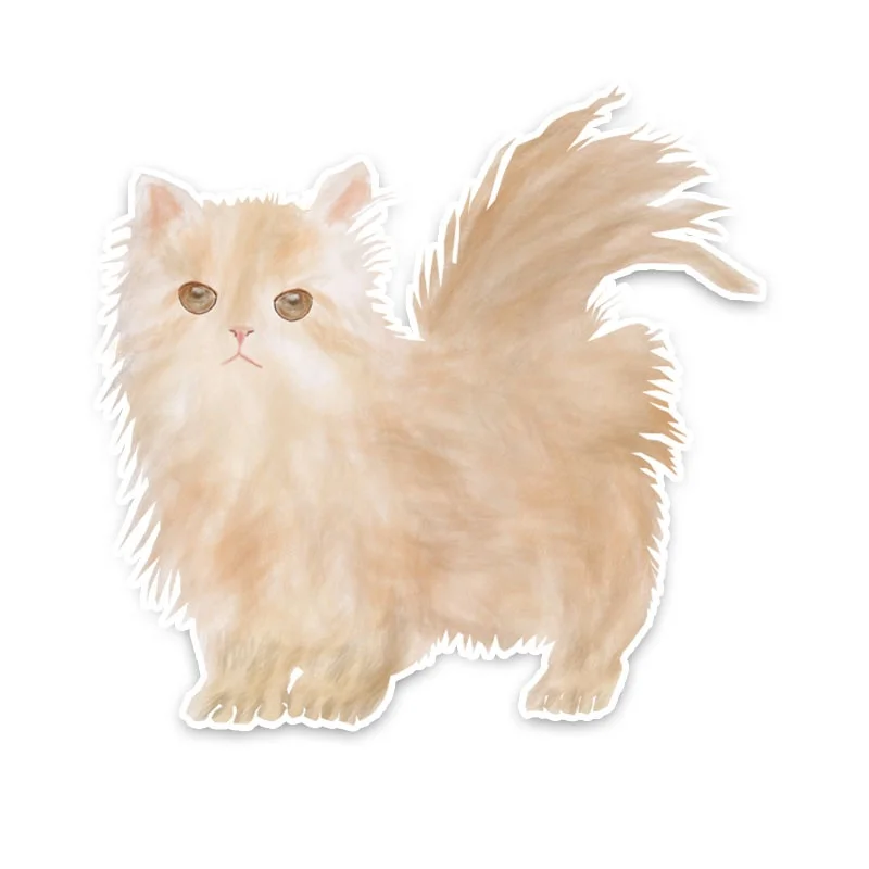Cartoon Animal Cat PVC Creative Car Window Sticker Decal Decoration JDM DIY Styling Auto Accessories | Автомобили и мотоциклы