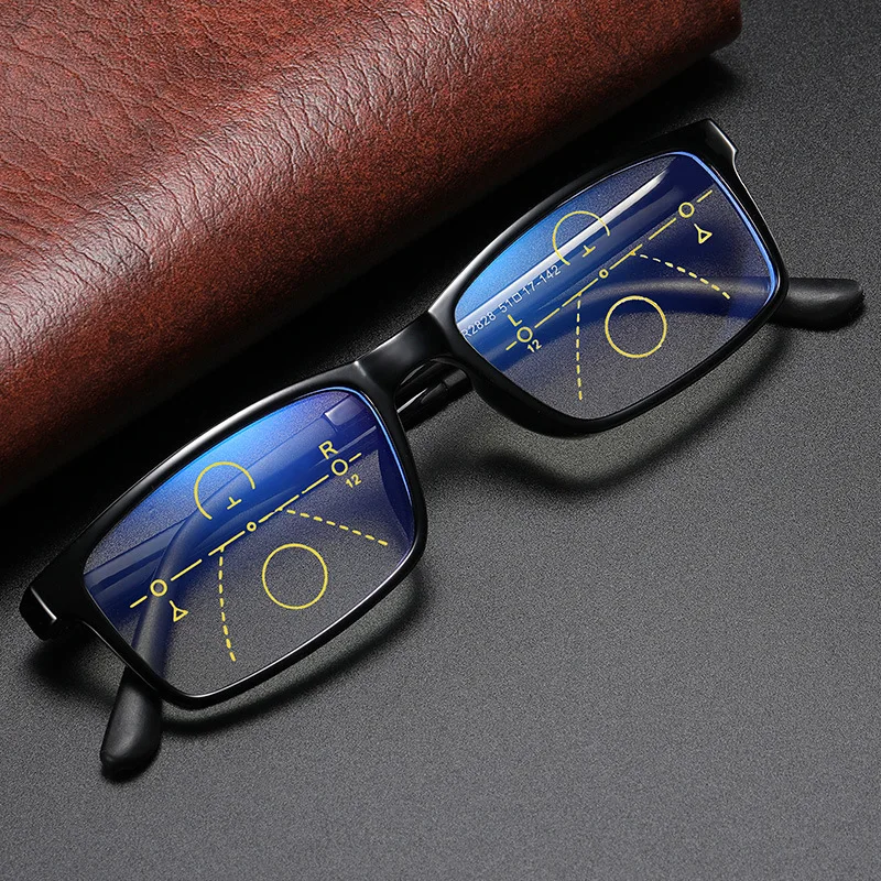 

Multi-Focus Zoom Reading Glasses Super Elastic TR Feet Smart Far And Near Dual-Use Anti-Blue Light Unisex Reading Glasses