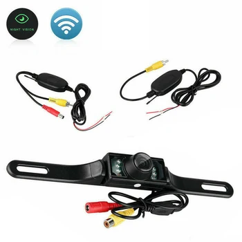 

Wireless IR Reversing Parking Camera + 5 LCD Monitor Car Rear View Kit TFT LCD