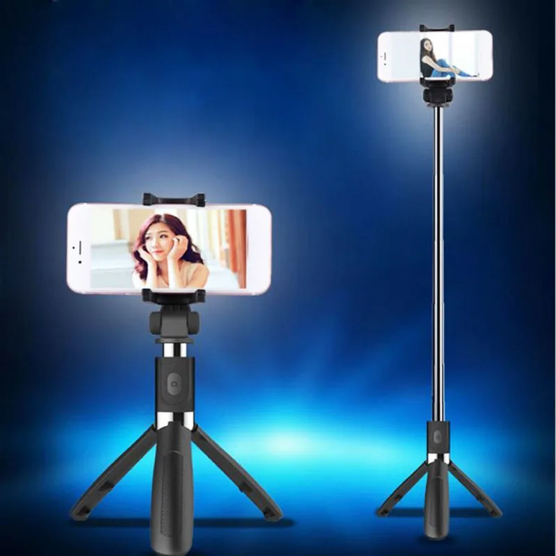 New Bluebooth Selfie Stick Portable Foldable Tripod Phone Holder Stand For Samsung Galaxy Xiaomi S9 OnePlus iPhone Xs X 8 7 Plus