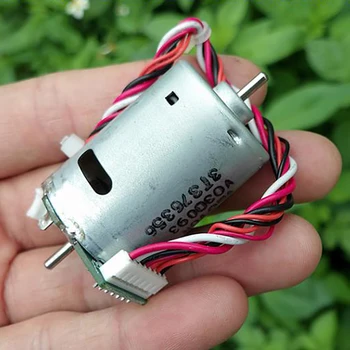 

1PC Double Shaft Electric Machinery DC12V-24V Micro Motor With Double Hall Components 6600rpm-13600rpm 0.095A-0.115A