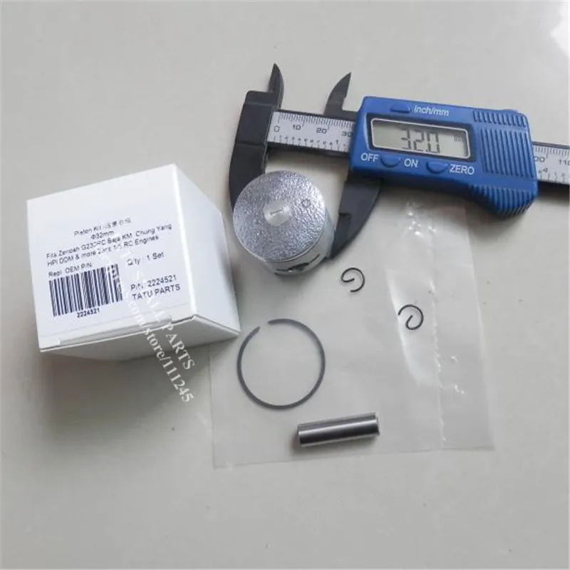 23CC 1/5 R/C комплект поршня 32 мм для HPI BAJA KM CY SIKK KING Dong Yang ROVAN ZENOAH KOMASTU G230RC 1:5 5B/5T кольцевой