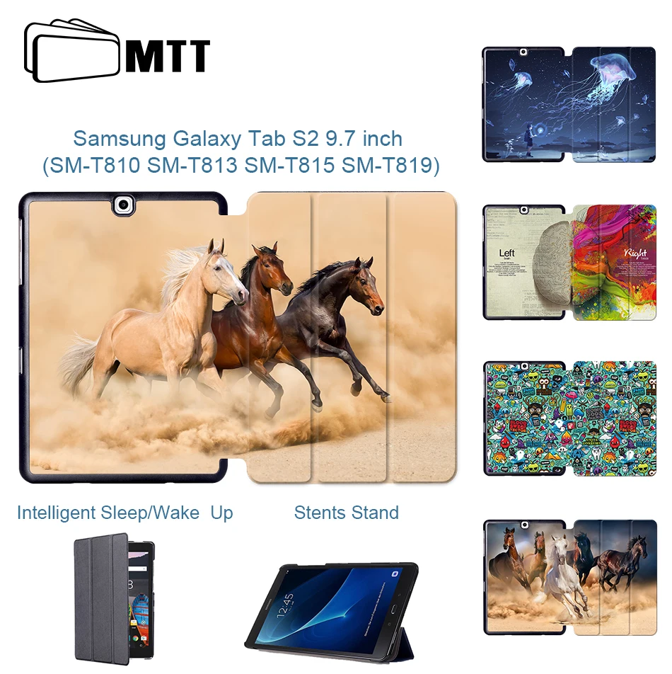 MTT защитный чехол для samsung Galaxy Tab S2, 9,7 дюймов, тонкий чехол из искусственной кожи с откидной крышкой и подставкой, чехол для планшета T810 T813 T815 T819