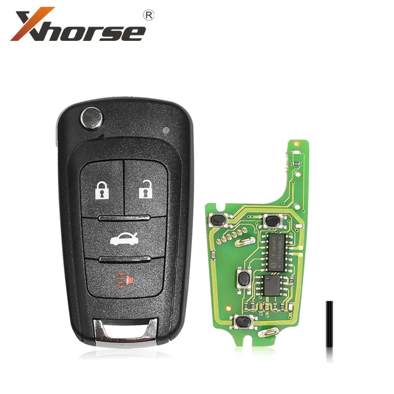 Проводной пульт дистанционного управления Xhorse XKBU01EN для Buick Flip с 4 кнопками на