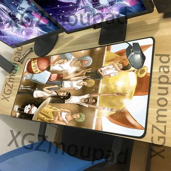 

XGZ Large Game Mouse Pad Black Precision Lock Edge Anime One Piece Computer Table Mat Rubber Non-slip Custom Couple Coasters Xxl