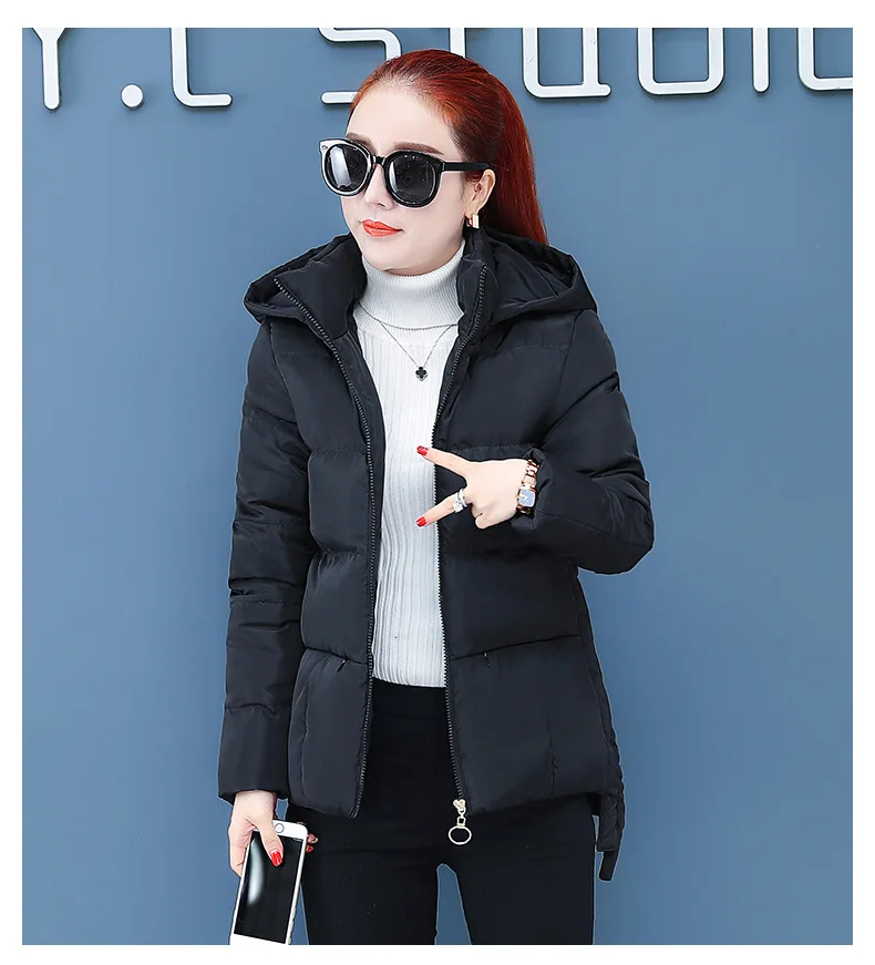 Women Winter Jacket With Fur collar Warm Hooded Female Women Winter Coat Long Parka Women Outwear Camperas