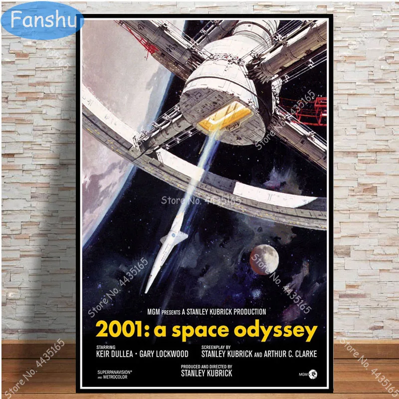 Плакат 2001 A Space Odyssey кино поп-настенная Картина на холсте плакаты и принты для