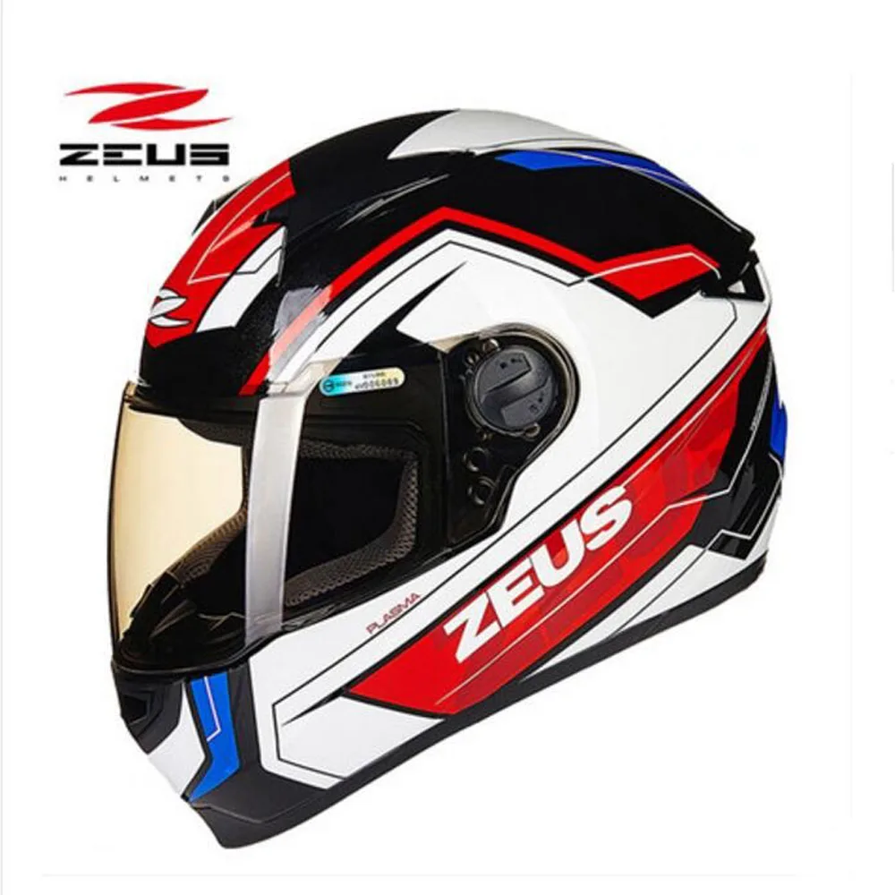 Новая защитная крышка ZEUS локомотив Полный мотоциклетный шлем ABS полное покрытие мотоциклетные шлемы с ПК линза козырек - Цвет: AL5