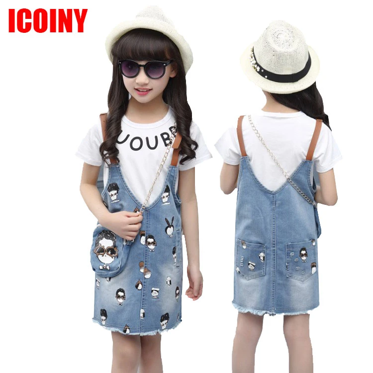 suspender dress for baby girl