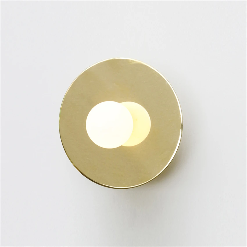 Modern LED Gold Wall Lamps Led Indoor Sconce Lamp Aluminum Wall Lights Restaurant Bar Coffee Dining Room Hanging Lamps Fixtures