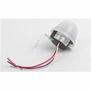 

AC 220v 110v 24v 12v DC Umbrella Rainproof Light Control Switch Automatic Daytime Off Night On Light Photoswitch Sensor Switches