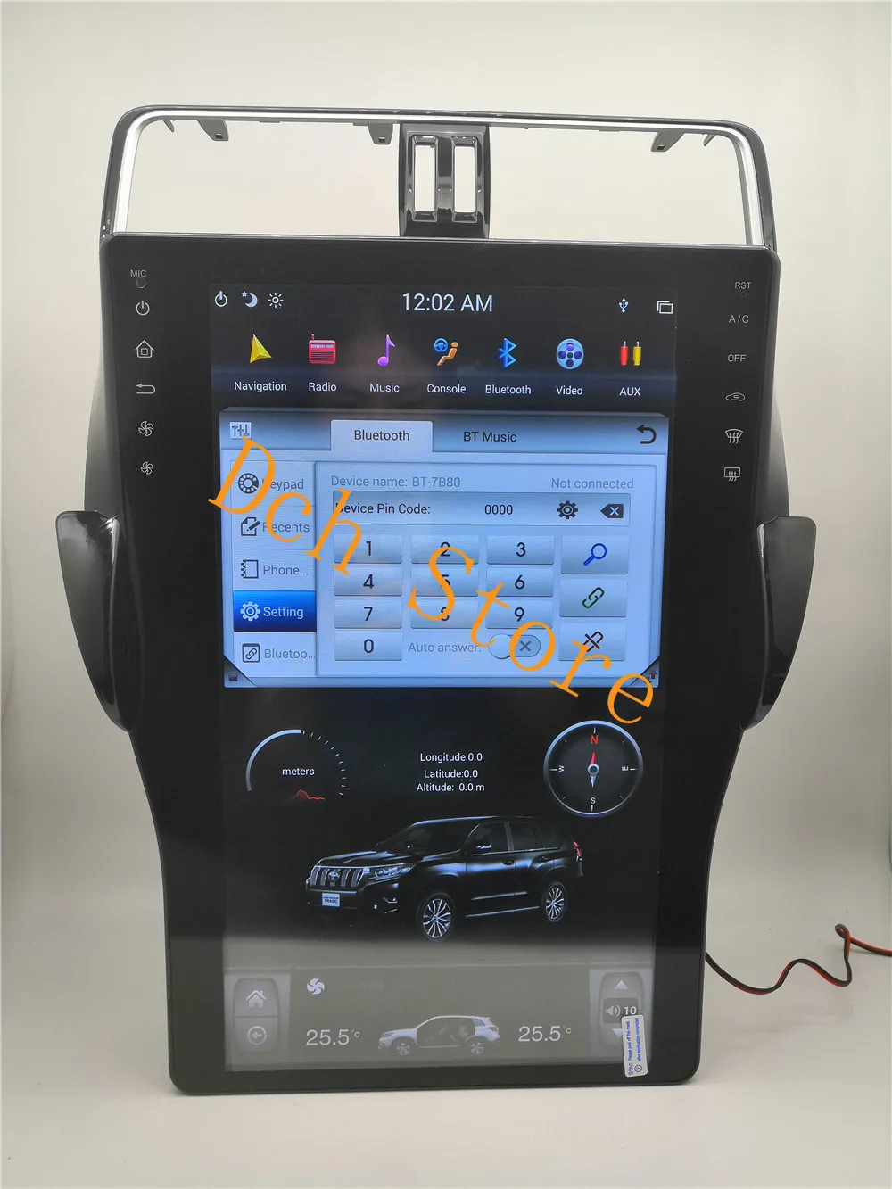 16 ''вертикальный экран tesla стиль Android 9 0 автомобильный DVD плеер GPS навигация для