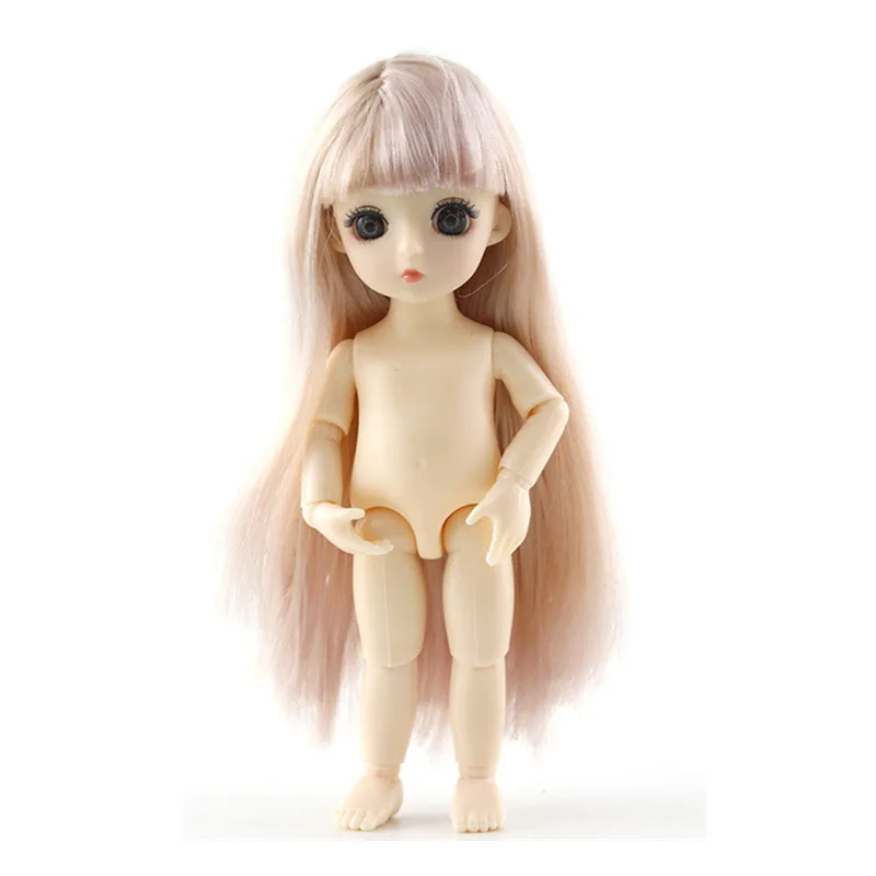 1/12 BJD куклы 13 совместных DIY прекрасные принцессы 16 см 3D глаза ручной работы