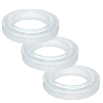 

Large Resin Bracelet Bangle Mold 3 Pack Inner Diameter 60mm-Silicone Bracelet Molds Resin Casting Mold for Jewelry Making DIY Cr