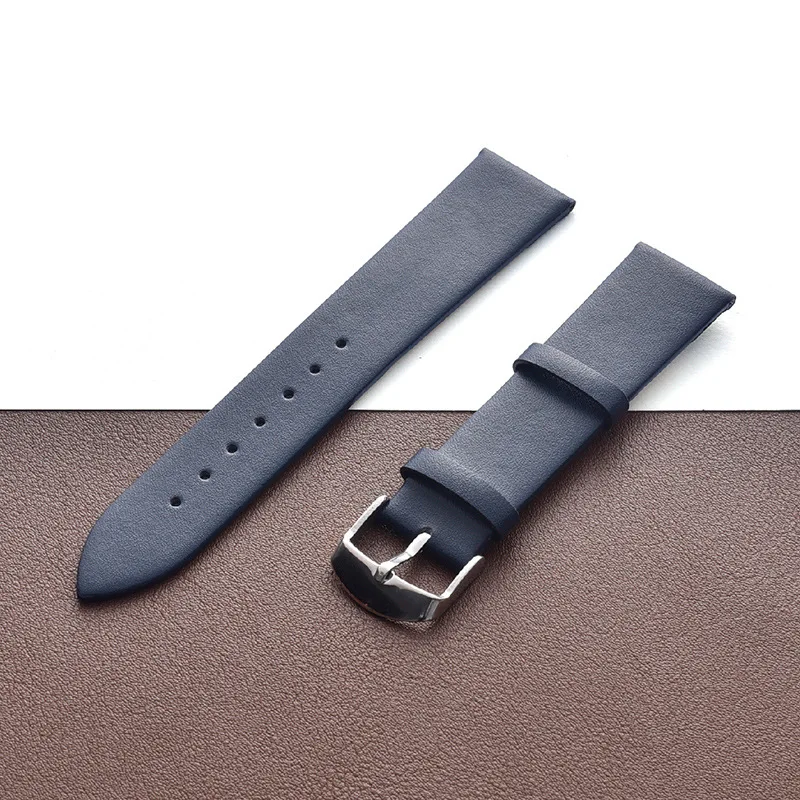 16/18/20/22 мм кожаный ремешок для наручных часов huawei/Amazfit/samsung часы бизнес ремешок для смарт-часов Garmin/Ticwatch Замена мужской браслет