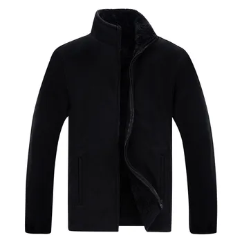 

2019 Winter Jacket Men Soft Shell Fleece Warm Army Green Men Windbreaker Black Plus Size XL~5XL 8XL Coats Male