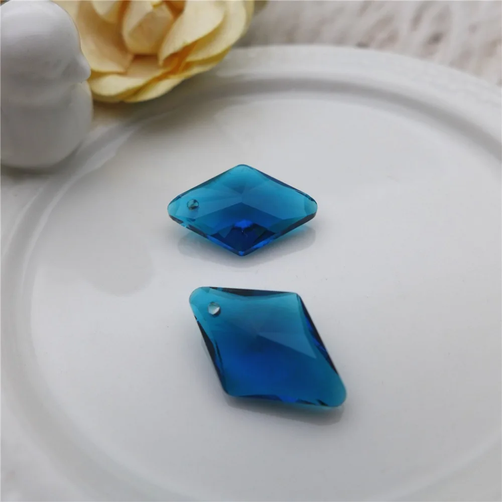 Diy Lighting Accessories Pendant Retro Style Colored Glaze Diamond Pendant Piece Crystal Glass Colorful Pendant