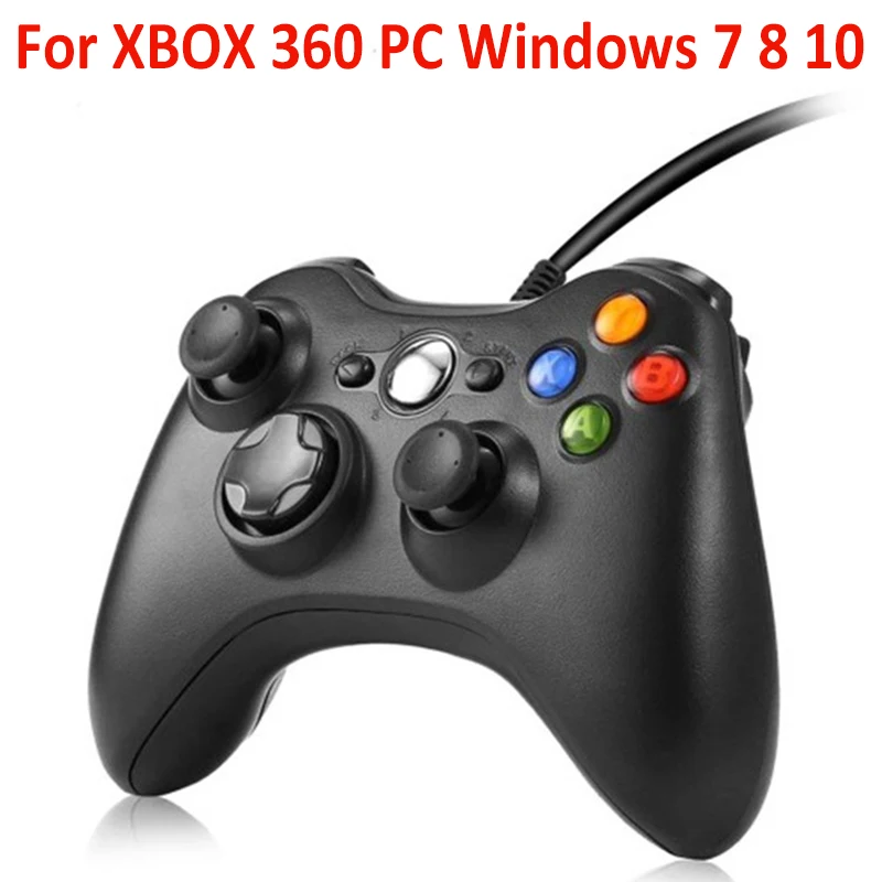 Проводной USB геймпад для Xbox 360 контроллер двойная вибрация джойстик Mando Microsoft XBOX