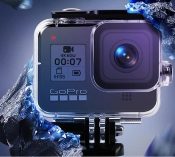 

Clear for gopro hero 7black/6/5 Waterproof Case for GoPro Hero 8 7 Black Hero 5/6 Accessories Housing Diving Protective Shell 45