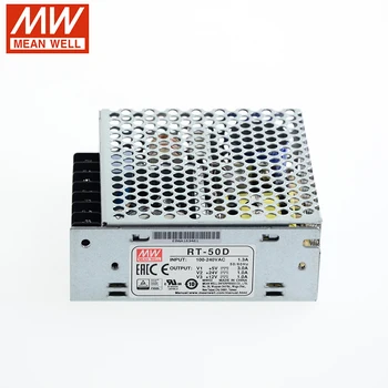 

MEAN WELL RT-50D 50W Triple Output Switching Power Supply 110V/220V AC to 5V 24V -12V DC 3A 1A 1A Power Unit Transformer
