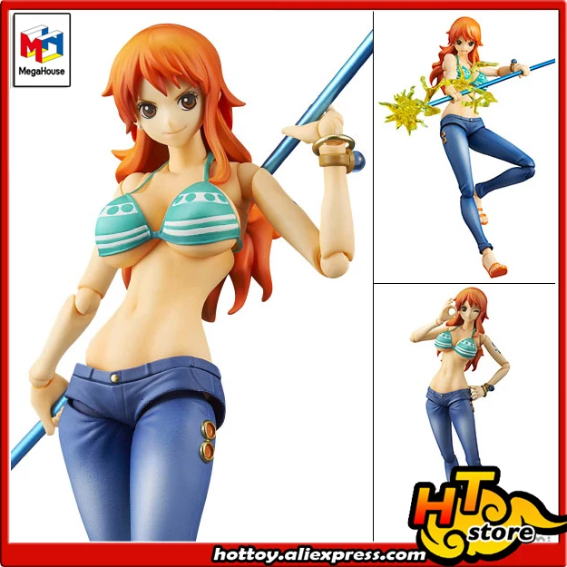 SALE0a 100% оригинальные экшн фигурки переменных героев MegaHouse Луффи ли Айс нами Тони