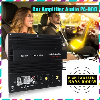 

1000W 12V Car Audio High Power Amplifier Board Powerful Subwoofer HiFi Bass Kit
