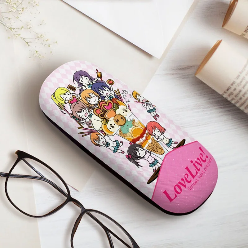 Аниме Sword Art Online Fate Re Lovelive! Черный Рок Шутер красочные очки Чехол игрушка Наруто Косплей очки чехол s Moudel игрушки