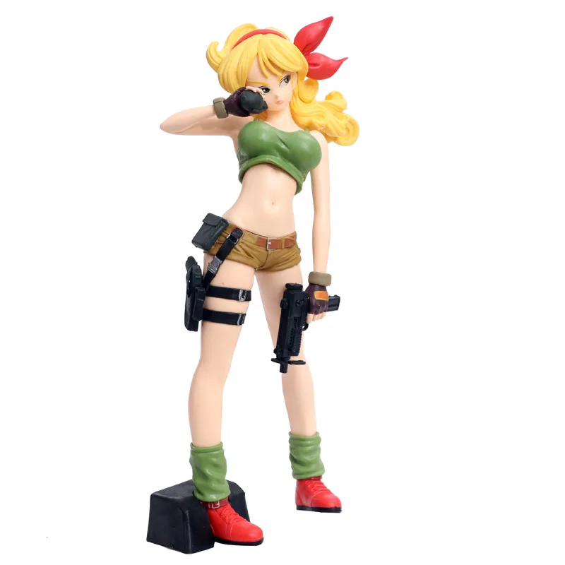 

Anime Dragon ball QLZ Launch green sexy PVC Action Figure Collection Model Toys