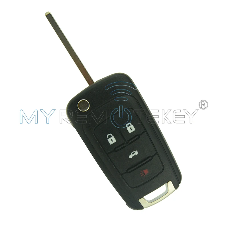 13500227 4 кнопки HU100 ключ лезвие 434 МГц для Holden Chevrolet Cruze Vauxhall La Crosse Remtekey автомобильный брелок Замена
