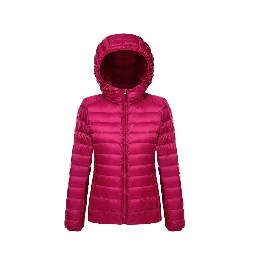 Rose Зимняя куртка-пуховик размера плюс 5XL 6XL 7XL, женская верхняя одежда с гагачьим пухом, зимнее теплое пальто, ультралегкий пуховик на белом утином пуху, Женская парка - Цвет: Rose