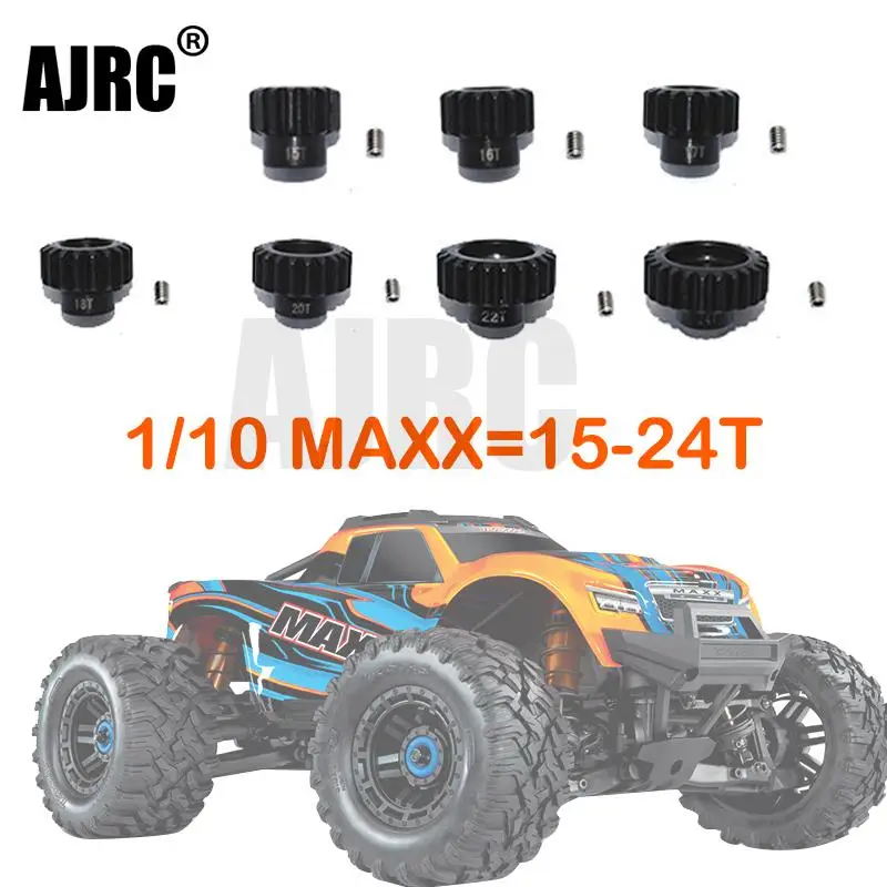 TRAXXAS 1/10 4s MAXX MONSTER TRUCK 89076-4 45 # зубцы двигателя из закаленной стали 15T/16T/17T/18T/20T/22T/24T